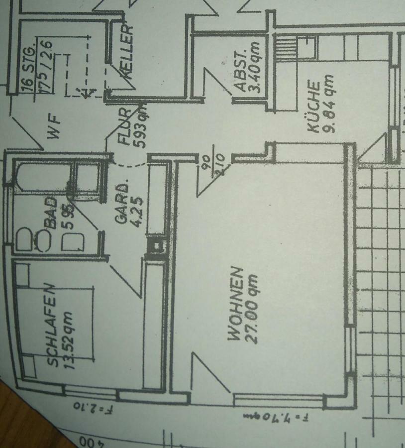 Ferienwohnung Tinas Beauty 内卡尔斯泰纳 外观 照片